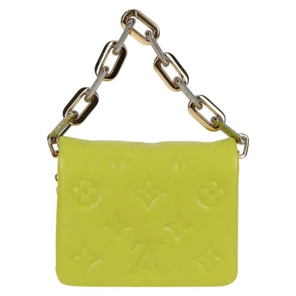 LOUIS VUITTON Monogram Emboss Coussin Belt Bag Bag Leather 2way LV Auth 121504SM - Picture 2 of 16